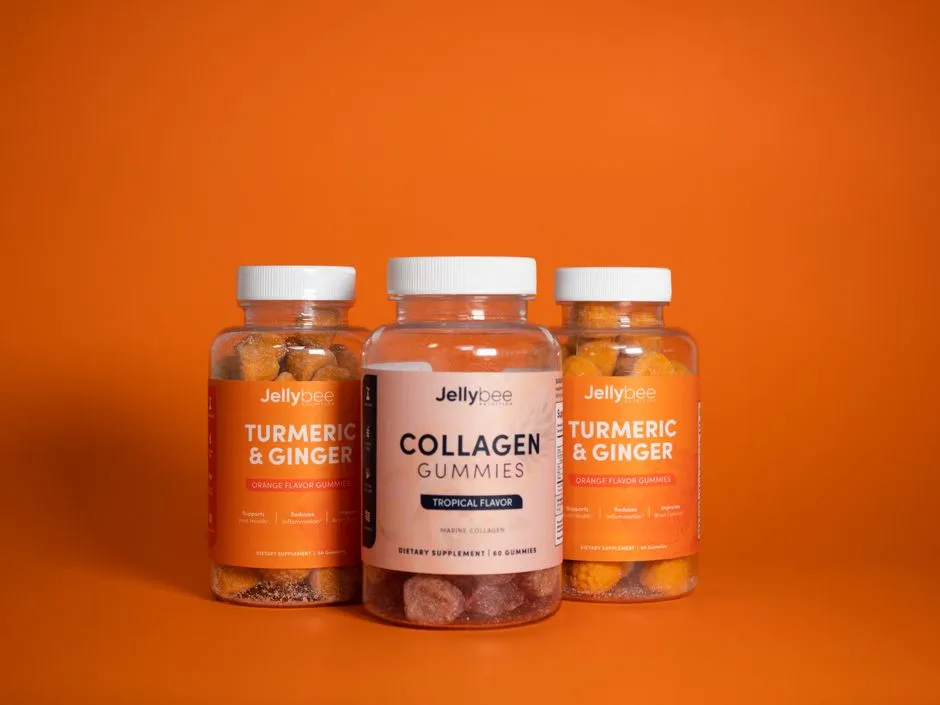 Illustrative photo of assorted dietary supplement bottles and capsules
